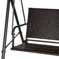 Pikkukuva 5 / 8: Rootz Swing tuoli - Riippukeinu - Puutarhakeinupenkki - 2 istuttava - Säädettävä - Aurinkokatos - 140 x 110 x 151 cm