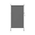 Pikkukuva 1 / 6: Rootz SectionRecht -marki - Säädettävä auringonvarjostin - antrasiitti markiisi - UV -suojaus - 150 x (220-300) cm