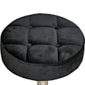 Miniatyrbild 8 av 10: Rootz Salon Pall - Vridbar pall - Sammetsöverdrag - 360 graders hjul - Justerbar i höjdled - 35cm x 49-61cm - Elegant design
