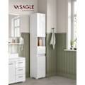 Miniatyrbillede 1 af 5: Rootz Classic White Badeværelsesskab - Opbevaringsenhed - MDF møbel - Rummeligt design - Robust konstruktion - Nem montering - 30cm x 30cm x 170cm