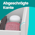 Miniatyrbillede 5 af 5: Rootz Sorn Side Bord - Socket Strip Table - 3 skuffe natbord - Indbygget AC -stikkontakter - 35,1 cm x 40,1 cm x 59,1 cm