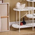 Miniatyrbillede 8 af 8: Rootz konsolbord - Entrébord - Gangbord - Åbent opbevaringsrum - 120 cm x 86 cm x 40 cm - MDF (E1) - Metalramme