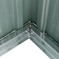 Miniatyrbild 5 av 7: Rootz Metal Garden Shed - Tool Shed - Outdoor Storage - väderbeständig - 194 x 110 x 184 cm