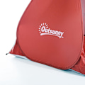 Miniatyrbild 8 av 11: Rootz Pop Up-tält - Rood - Polyester, Staal - 59,06 cm x 78,702 cm x 45,28 cm