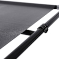 Miniatyrbillede 6 af 7: Rootz Grey Fleece Stof Foldeskab - Opbevaringsorganisering - Bærbar garderobe - Stålrørskonstruktion - Letvægts - Nem montering - 150 cm x 175 cm x 45