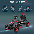 Pikkukuva 5 / 7: Rootz Lasten karting - Polkimet - Säädettävä istuin - Sisällä ja ulkona - Alkaen 5 vuotta - Punainen + musta - 121 x 58 x 61 cm
