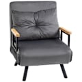 Miniatyrbillede 10 af 10: Rootz afslapningsstol - Scandi Design hvilestol - Læsestol - 5-niveau justerbart ryglæn - Ekstra pude - Stålramme - 63W x 73D x 81H cm