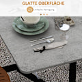 Miniatyrbillede 7 af 10: Rootz sammenklappeligt spisebord - Udvidbart bord - Pladsbesparende spisebord - Elegant stil - Hjul til nem mobilitet - 120 cm x 80 cm x 73 cm