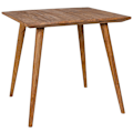 Miniatyrbillede 1 af 7: Rootz spisebord 80 x 80 x 76 cm Sheesham rustikt massivt træ - Design landsted spisebord - Bord til spisestue firkantet - 4 personer