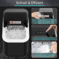 Miniatyrbild 4 av 7: Rootz Portable Ice Cube Maker - Självrengörande ismaskin - Snabb isproduktion - Kompakt design - Tyst drift - 30,5 x 28,2 x 22,2 cm