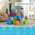 Miniatyrbild 7 av 10: Rootz Soft Building Block Set - Skumblock - Pedagogisk leksak - Balans & koordinationsutveckling - 20cm x 20cm x 20cm