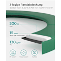Miniatyrbillede 5 af 8: Rootz 366cm Trampolin - Havetrampolin - Udendørs Trampolin - Galvaniseret stålramme - Sikkerhedsnet - EPE skumpolstring - 366cm x 90cm - Sort-grøn
