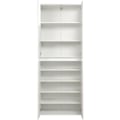 Pikkukuva 5 / 11: Rootz Multi-purpose Wardrobe - Storage Cabinet - Clothes Organizer - Modern Closet - Spacious Cupboard - Household Unit - White - 74 x 191 x 34 cm