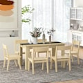 Miniatyrbillede 5 af 6: Rootz Spisebord til 6 - Skandinavisk spisebord - Brown Look - Stabilitet & stil - 140L X 90B x 75H cm