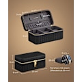 Miniatyrbild 5 av 6: Rootz Watch Box - Urfodral - Klockorganisatör - PU-läder - Imitation mocka - 10cm x 20cm x 9cm