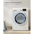 Pikkukuva 5 / 6: Rootz Boho -tyylinen pyöreä matto - antrasiitinharmaa matto - polyesterihuopa TPR - kevyt - halkaisija 120 cm