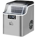 Pikkukuva 6 / 6: Rootz Ice Cube Machine - Jääpalojen annostelija - Jääpalakone - Jääpalakone 3,2 litran vesisäiliöllä - Hopea - 25,2L x 36W x 37,1K cm