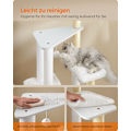 Miniatyrbillede 4 af 8: Rootz Large Cat kradsestolpe - Kattetræ - Katteskraber - Spånplade - Plys - Sisal - 58cm x 40cm x 165cm