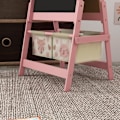 Pikkukuva 4 / 6: Rootz 3-in-1 lasten maalausteline - Lasten taideasema - Creative Play Board - Liitutaulu, Valkotaulu, Paperirulla - Säilytyskorit - 54 cm x 46,5 cm x