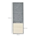 Miniatyrbild 3 av 5: Rootz Scratch Mat - Repskydd Soffa Sisal Scratch Matta For Cat - Fåtölj Soffa - Cat Scratch Matt - Grå - 130 x 45 x 0,3 cm
