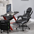 Miniatyrbillede 2 af 11: Rootz Gaming Chair - Sort - Skum, Pu - 24,4 cm x 20,47 cm x 50,39 cm