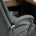 Miniatyrbild 4 av 5: Rootz kontorsstol - Kontorsstol med vippfunktion - Ergonomisk stol - Skrivbordsstol - Vridstol med ryggstöd - Justerbar i höjdled - Grå - 65 x 78 x 11
