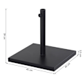 Miniatyrbillede 2 af 11: Rootz Parasol Stand Paraply Holder - Sort - Metal - 17,71 cm x 17,71 cm x 15,35 cm