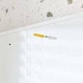 Miniatyrbillede 7 af 7: Rootz badeværelse vægskab - spejldør - opbevaringsskab - rumbesparende - 57x61x30cm