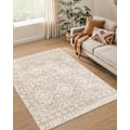Miniatyrbillede 2 af 8: Rootz Boho -tæppe - Fluffy Area Rug - Brown Mat - Soft Tekstur - 140 cm x 200 cm