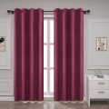 Miniatyrbillede 2 af 8: Rootz Premium mørklægningsgardiner - Mørklægningsgardiner - Privatlivsgardiner - Lysblokerende, energibesparende, støjreducerende - 100 % polyester -