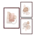 Pikkukuva 1 / 4: Rootz Aspen Frame Set - Frame Set - Seinakehykset - Kodin sisustus - Tummanruskea - 30x21x1.5cm - 40x30x1.5cm