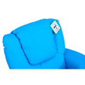 Miniatyrbillede 11 af 11: Rootz Børnelænestol - Minilænestol - Børnesofa - Hvilelænestol - Liggefunktion - Indbygget kopholder - Blå - 62 x 52 x 69 cm