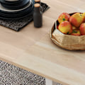 Miniatyrbillede 9 af 10: Rootz Spisebord til 6 Personer - Udklappeligt bord - Pladsbesparende Spisebord - Nemt at rengøre - 160L x 70W x 76H cm - MDF og stål