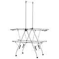 Miniatyrbillede 1 af 5: Rootz Tøjstativ - Sammenklappeligt tørrestativ - Wing Tøjtørrer med Teleskop - Stænger Stativ Tørretumbler - Tørrerum - 138,5 x 63 x 208 cm