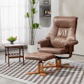 Miniatyrbillede 2 af 6: Rootz drejeligt tv-lænestolsæt - hvilestol - lænestol - 135° hældning - 78 cm x 82,5 cm x 109 cm