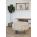 Pikkukuva 2 / 7: Rootz Pouf Ottoman - Jalantuki - Aksentti jakkara - Kevyt ja monipuolinen - 50 cm x 50 cm x 33cm