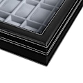 Pikkukuva 5 / 7: Rootz Watch Box - Suuri kellolaatikko 24 kellolle - Kellon säilytysrasia - Ylellinen kellokotelo - Matkakellokotelo - Monipaikkainen kellolaatikko - M