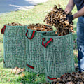 Miniatyrbillede 2 af 10: ROOTZ 3X120L Havesæk sæt - Vandtæt bladposer - UV -resistente affaldsposer - holdbar og sammenfoldelig - Ø45 x 76H cm