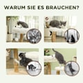 Miniatyrbillede 6 af 11: Rootz 24 "Cat Tree - Cat Tower - Scratching Post - Blød vaskbar seng - 50 cm x 47 cm x 61,5 cm for katte op til 5 kg