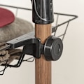 Miniatyrbillede 2 af 9: Rootz Justerbar Garderobe Organizer Tøj Hylde System-Hængeskinne-Teleskopisk opbevaringsreol