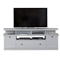 Miniatyrbillede 1 af 2: Rootz TV Cabinet Lowboard Baxter - Entertainment Stand - Media Console - Television Holder - TV Unit - Display Shelf - Storage Rack - White Decor - 17