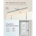 Miniatyrbillede 5 af 7: Rootz Badeværelsesskab - Opbevaringsenhed - Organizer - Spånplade - MDF - Metal - Glasspejl - 16,5 cm x 70 cm x 75 cm - Cloud White - 20 kg Kapacitet