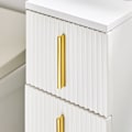 Miniatyrbillede 7 af 8: Rootz Niche Rolling Storage Cart - Slim Cart - Mobile Organizer - Rumbesparende - 3 skuffer - 20x70x60cm