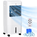 Miniatyrbillede 10 af 10: Rootz Air Cooler - Aircondition - 3 Metoder - 7,5 timers timer - Rulle plastik - 37b x 32t x 78H cm - Ideel til sommervarme