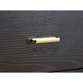 Miniatyrbillede 6 af 7: Rootz Lowboard tv-skab - 150 cm tv-stativ - sort og eg tv-konsol - moderne design - rummelig opbevaring - holdbar konstruktion - 150 cm x 50 cm x 40 c