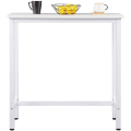 Miniatyrbillede 4 af 6: Rootz Modern Bar Table - Konsolbord - Spisebord - Robust jernstel - Ridsefast - Vandafvisende - 40cm x 100cm x 100cm
