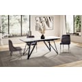 Miniatyrbild 3 av 6: Rootz Large Modern Dining Table - Rectangular Table - Marble Look Table - Sits 12 - 180-260 cm x 95 cm x 76 cm