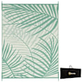 Miniatyrbild 5 av 5: Rootz Utematta - Uteplatsmatta - Väderbeständig - Modern design - Non-woven - Grön + Kräm - 365 cm x 274 cm x 0,3