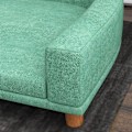 Miniatyrbillede 6 af 6: Rootz Hundeseng - Tyk pude - Hundesofa - Elegant design - Pet Sofa - Eukolyptus - Polyester-MDF - Grøn - 68L x 68W x 35H cm