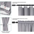 Miniatyrbillede 5 af 8: Rootz Premium mørklægningsgardiner - Mørklægningsgardiner - Privatlivsgardiner - Støjreduktion, Energieffektive, Termisk foring - 168 cm x 229 cm